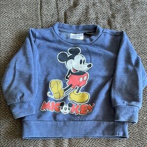 Disney Mickey Mouse 2T Blue Sweatshirt